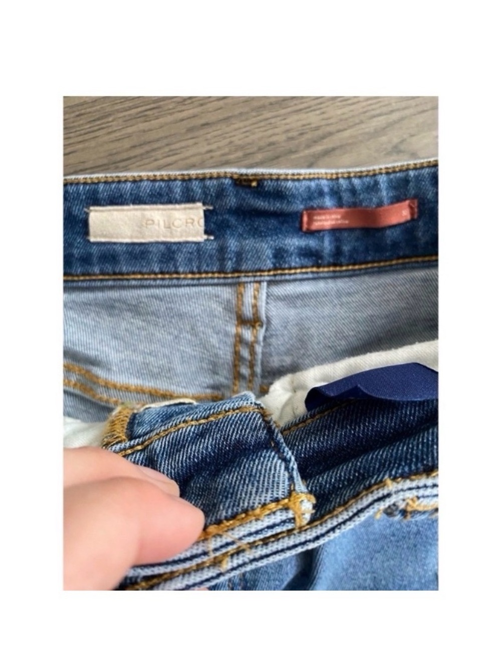 ANTHROPOLOGIE Pilcro Ripped High Rise Skinny Jeans Size 30 - Picture 7 of 9